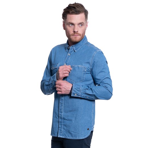 MĘSKA KOSZULA JEANSOWA MUSTANG CASPER DNM HIPSTER 1010159 5000 300 ze sklepu YouNeedit.pl w kategorii Koszule męskie - zdjęcie 180301725