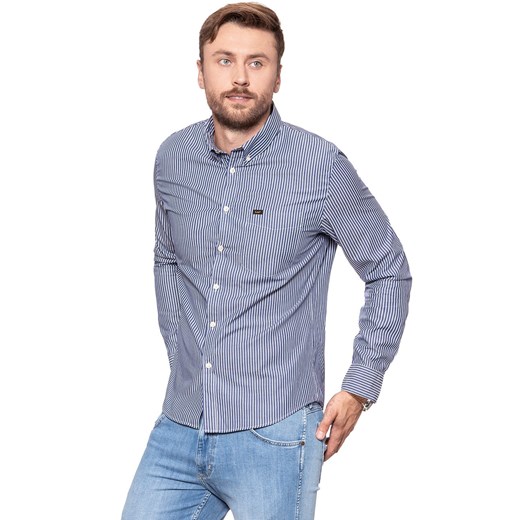 KOSZULA LEE SLIM BUTTON DOWN WHITE L66VBB12 ze sklepu YouNeedit.pl w kategorii Koszule męskie - zdjęcie 180301846