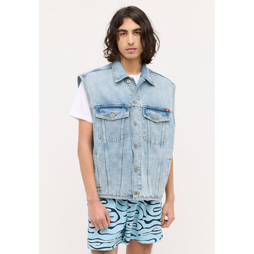 MĘSKA KAMIZELKA JENSOWA MUSTANG Florida Vest Denim Blue 1015160 5000 212 ze sklepu YouNeedit.pl w kategorii Kamizelki męskie - zdjęcie 180301869