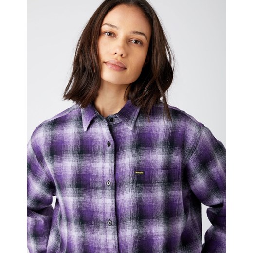 DAMSKA KOSZULA WRANGLER ONE POCKET OVERSHIRT PETUNIA PURPLE W5N52VP04 112141449 Wrangler S YouNeedit.pl