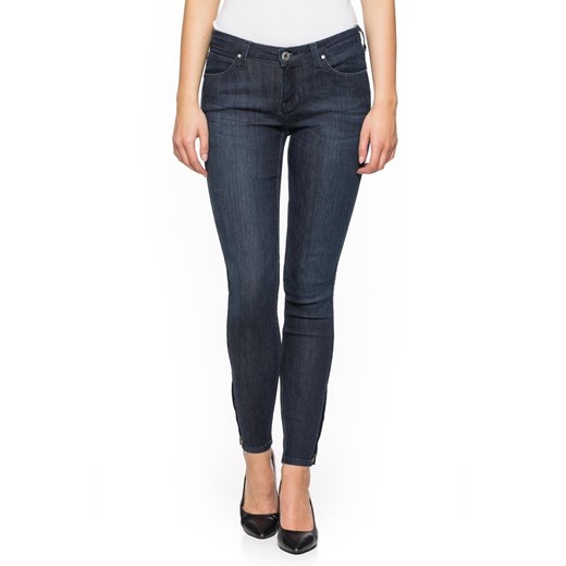 SPODNIE DAMSKIE LEE SCARLETT ZIP POLISHED BLUE L30HSKWC ze sklepu YouNeedit.pl w kategorii Jeansy damskie - zdjęcie 180302318
