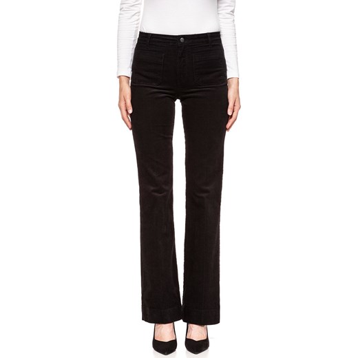 DAMSKIE SPODNIE SZTRUKSOWE WRANGLER FLARE BLACK W233EK100 112127837 ze sklepu YouNeedit.pl w kategorii Jeansy damskie - zdjęcie 180302337