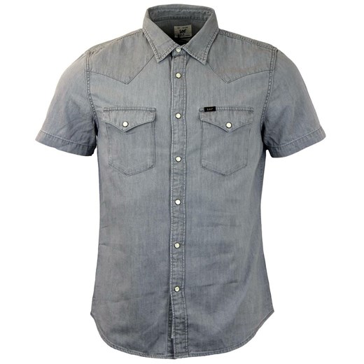 LEE WESTERN SS SHIRT MĘSKA KOSZULA JEANSOWA FADED BLUE L641TCSQ 112115328 ze sklepu YouNeedit.pl w kategorii Koszule męskie - zdjęcie 180302486