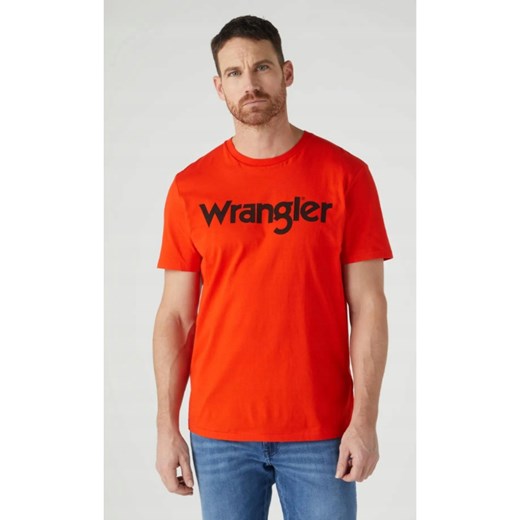 WRANGLER LOGO TEE MĘSKI T-SHIRT KOSZULKA Z NADRUKIEM LOGO W7X1D3R42 112328985 ze sklepu YouNeedit.pl w kategorii T-shirty męskie - zdjęcie 180302588