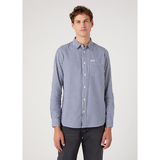 WRANGLER 1 POCKET SHIRT MĘSKA KOSZULA W KRATĘ BLUE RIBBON W5A22LB51 112327218 ze sklepu YouNeedit.pl w kategorii Koszule męskie - zdjęcie 180302628