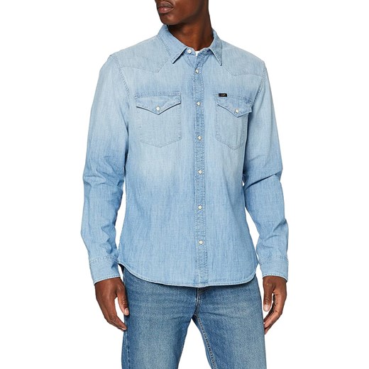 LEE LEE WESTERN SHIRT MĘSKA KOSZULA FADED BLUE L643NSOF 112115385 ze sklepu YouNeedit.pl w kategorii Koszule męskie - zdjęcie 180302726