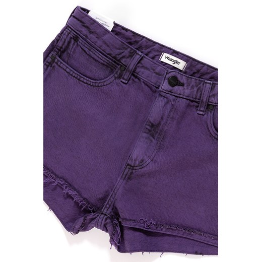 DAMSKIE SPODENKI WRANGLER THE SHORT PURPLE POP W27XRJ202 112128206 Wrangler S YouNeedit.pl