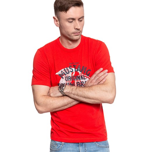 T-SHIRT MĘSKI MUSTANG Alex C Print 1009508 7130 Mustang M YouNeedit.pl