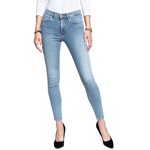 WRANGLER HIGH SKINNY BLUE POWDER W27HFS15L 112128076 ze sklepu YouNeedit.pl w kategorii Jeansy damskie - zdjęcie 180303345