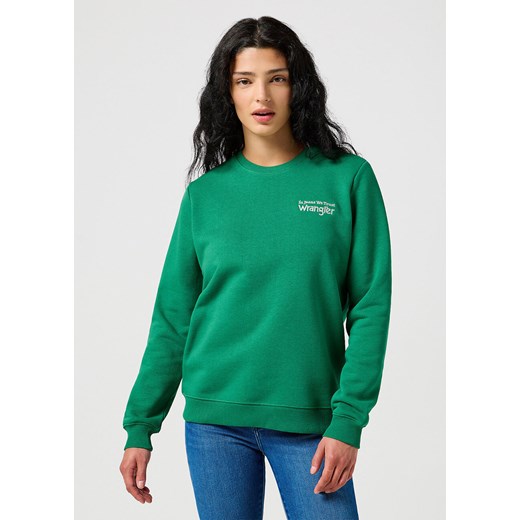 LEE DAMSKA BLUZA REGULAR SWEAT VERDANT GREEN 112356509 W6S6014320 ze sklepu YouNeedit.pl w kategorii Bluzy damskie - zdjęcie 180303618