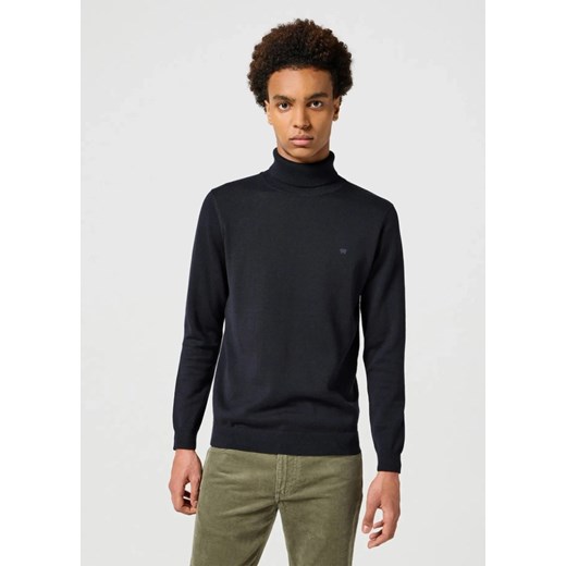 MĘSKI GOLF WRANGLER TURTLENECK BLACK 112356772 ze sklepu YouNeedit.pl w kategorii Swetry męskie - zdjęcie 180304319