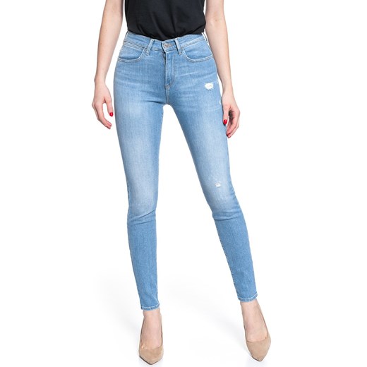 WRANGLER HIGH RISE SKINNY INDIGO BEACHES W27HGU241 112128082 ze sklepu YouNeedit.pl w kategorii Jeansy damskie - zdjęcie 180304369