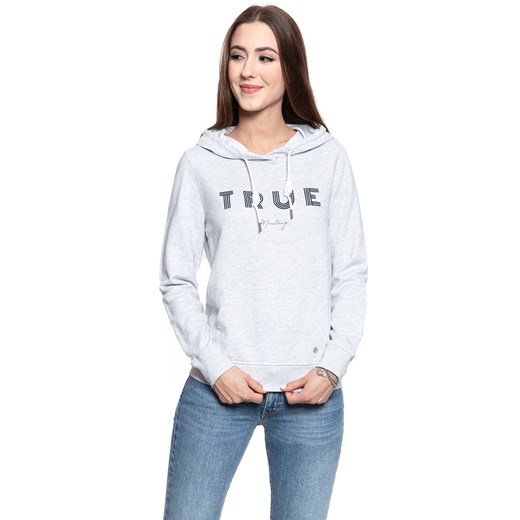 BLUZA MUSTANG Bella H Embroidery Light grey melange 1008016 4141 ze sklepu YouNeedit.pl w kategorii Bluzy damskie - zdjęcie 180304669