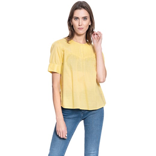 DAMSKA BLUZKA MUSTANG ELSA CROCHET BLOUSE 1009478 9017 ze sklepu YouNeedit.pl w kategorii Bluzki damskie - zdjęcie 180304998