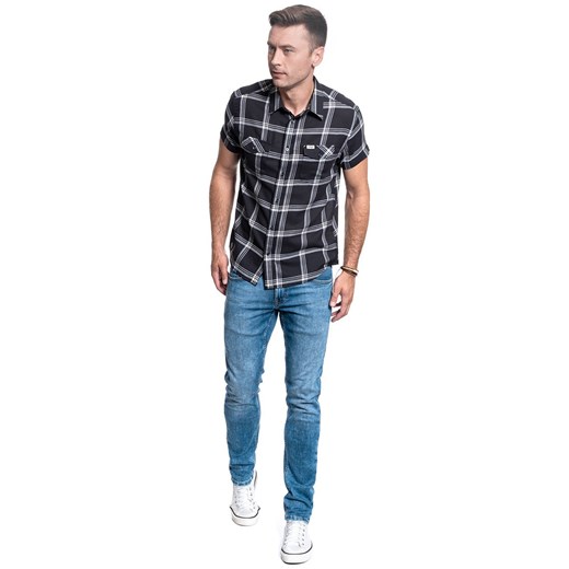 KOSZULA MĘSKA WRANGLER SS 2PKT FLAP SHIRT FADED BLACK W5J5ORXV6 112130183 Wrangler M YouNeedit.pl