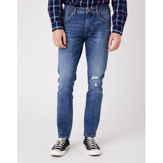 WRANGLER LARSTON MĘSKIE SPODNIE JEANSOWE DARK INDIGO W18S59X1E 112324510 ze sklepu YouNeedit.pl w kategorii Jeansy męskie - zdjęcie 180305607