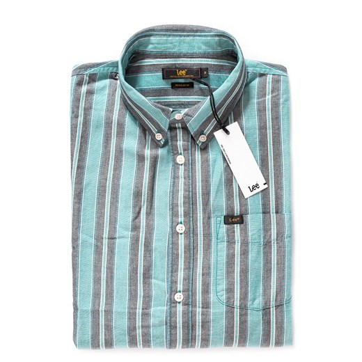 KOSZULA MĘSKA LEE BUTTON DOWN FADED GREEN L880NELF 112123324 ze sklepu YouNeedit.pl w kategorii Koszule męskie - zdjęcie 180306418