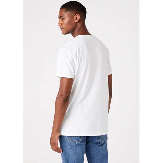 WRANGLER FRAME LOGO TEE MĘSKI T-SHIRT KOSZULKA NADRUK WHITE W7H3D3989 112146326 Wrangler M YouNeedit.pl