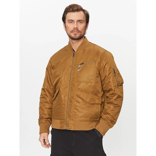 LEE MĘSKA KURTKA BOMBER JACKET BEIGE 112341653 L87G015048 ze sklepu YouNeedit.pl w kategorii Kurtki męskie - zdjęcie 180306838