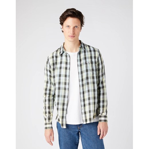 WRANGLER SHACKET MĘSKA KOSZULA W KRATĘ DŁUGI RĘKAW 112146099 ze sklepu YouNeedit.pl w kategorii Koszule męskie - zdjęcie 180306929