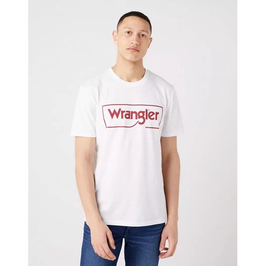 WRANGLER FRAME LOGO TEE MĘSKI T-SHIRT KOSZULKA NADRUK W70JD3989 112319300 ze sklepu YouNeedit.pl w kategorii T-shirty męskie - zdjęcie 180307127