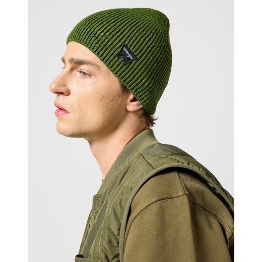 WRANGLER EASY BEANIE MĘSKA CZAPKA ZIMOWA CIEPŁA GREEN 112356868 W0M8016174 ze sklepu YouNeedit.pl w kategorii Czapki zimowe męskie - zdjęcie 180307298