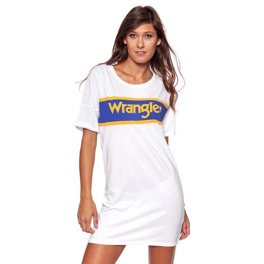 DAMSKA SUKIENKA WRANGLER B&Y TEE DRESS WHITE W902LF612 112132415 ze sklepu YouNeedit.pl w kategorii Sukienki - zdjęcie 180307626