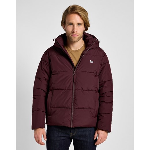 MĘSKA KURTKA PUCHOWA LEE PUFFER JACKET VELVET BEET 112355679 ze sklepu YouNeedit.pl w kategorii Kurtki męskie - zdjęcie 180307776