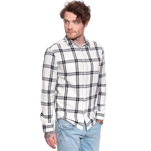 KOSZULA MĘSKA W KRATĘ WRANGLER LS 1 PKT SHIRT OFF WHITE W5A1T2737 112129985 ze sklepu YouNeedit.pl w kategorii Koszule męskie - zdjęcie 180308249