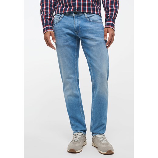 MUSTANG OREGON TAPRED MĘSKIE SPODNIE JEANSOWE DENIM BLUE 1013215 5000 413 ze sklepu YouNeedit.pl w kategorii Jeansy męskie - zdjęcie 180308336