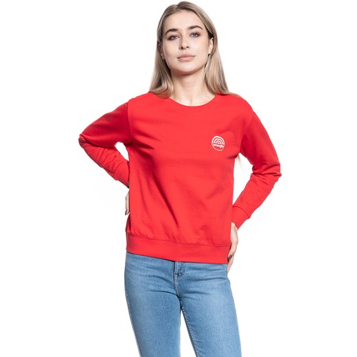 WRANGLER CREW SWEAT LOLLIPOP RED W6Z1HYXSK 112130859 ze sklepu YouNeedit.pl w kategorii Bluzy damskie - zdjęcie 180308405