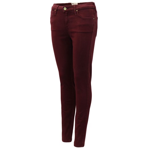 LEE SKINNY DAMSKIE SPODNIE SCARLETT RICH BURGUNDY L526GHIS ze sklepu YouNeedit.pl w kategorii Jeansy damskie - zdjęcie 180308728