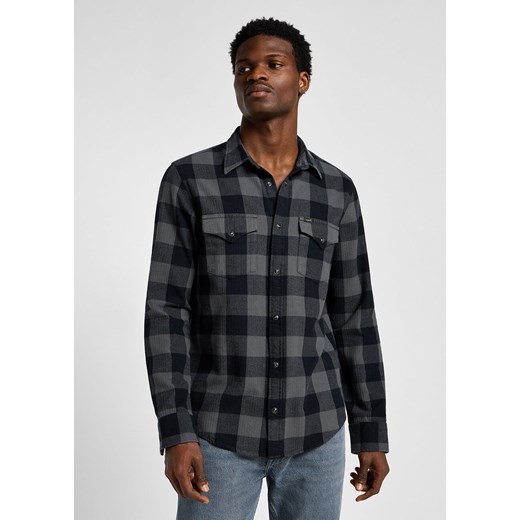 LEE MĘSKA KOSZULA CLEAN WESTERN SHIRT STATIC GRAY 112355745 L66R008549 ze sklepu YouNeedit.pl w kategorii Koszule męskie - zdjęcie 180309018