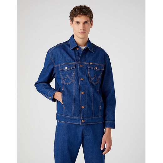 WRANGLER ANTI FIT JACKET MĘSKA KURTKA JEANSOWA JEANS BLUE EYES W459EIX05 112331195 ze sklepu YouNeedit.pl w kategorii Kurtki męskie - zdjęcie 180309028