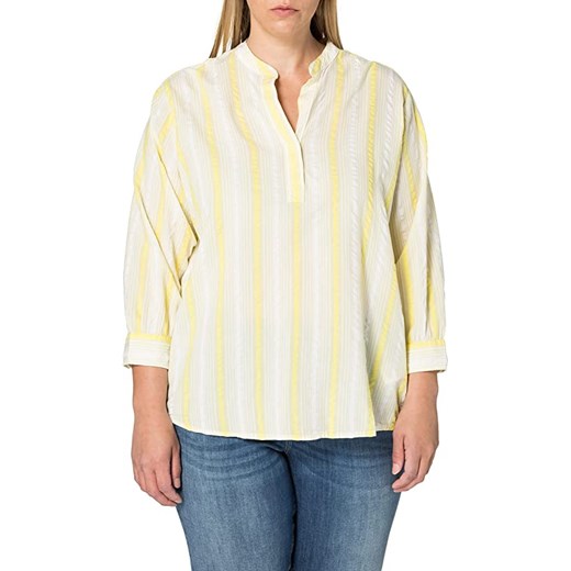 LEE ESSENTIAL BLOUSE DAMSKA KOSZULA MATERIAŁOWA W PASKI LIME JUICE L45VZQQI 112110651 ze sklepu YouNeedit.pl w kategorii Koszule damskie - zdjęcie 180309048