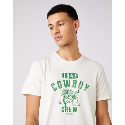 MĘSKI T-SHIRT WRANGLER COLLEGIATE TEE OFF WHITE W7K2D3737 112141564 Wrangler XXL YouNeedit.pl
