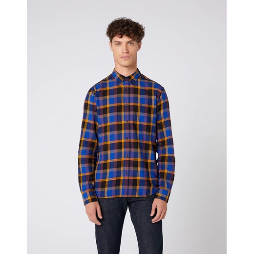 WRANGLER LS 1PKT BDOWN SHIRT COBALT BLUE W5A3ORB09 112130034 ze sklepu YouNeedit.pl w kategorii Koszule męskie - zdjęcie 180309175