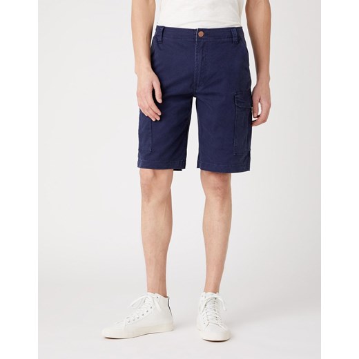 MĘSKIE SZORTY MATERIAŁOWE WRANGLER CASEY CARGO SHORTS LAKEPORT BLUE W1C350B08 Wrangler W32 YouNeedit.pl