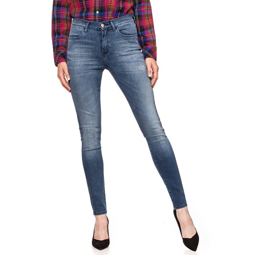 WRANGLER HIGH RISE SKINNY VINTAGE BLUE W27HX785R 112128146 ze sklepu YouNeedit.pl w kategorii Jeansy damskie - zdjęcie 180309316