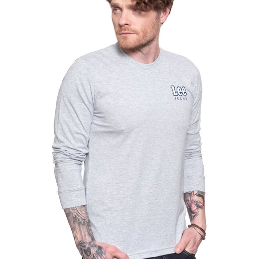 LEE CHEST LOGO TEE MĘSKA KOSZULKA Z DŁUGIM RĘKAWEM LONGSLEEVE LOGO SHARP GREY MELE L64SFE03 112115913 ze sklepu YouNeedit.pl w kategorii T-shirty męskie - zdjęcie 180310038