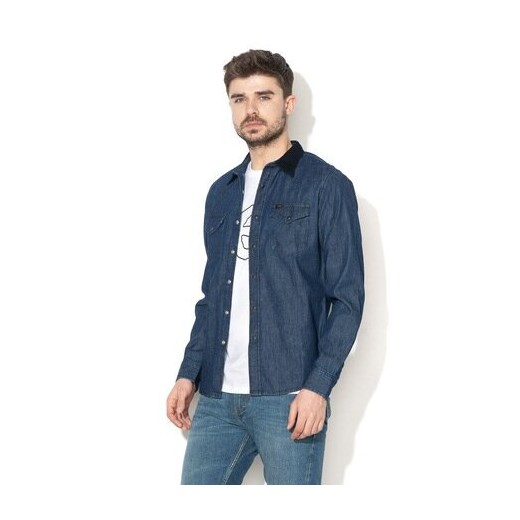 LEE WESTERN SHIRT MĘSKA KOSZULA JEANSOWA Z DŁUGIM RĘKAWEM RINSE L643KXCY 112115369 ze sklepu YouNeedit.pl w kategorii Koszule męskie - zdjęcie 180310095