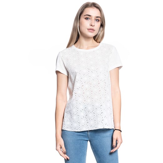BLUZKA DAMSKA MUSTANG Alina C Lace CLOUD DANCER 1009070 2020 ze sklepu YouNeedit.pl w kategorii Bluzki damskie - zdjęcie 180310738