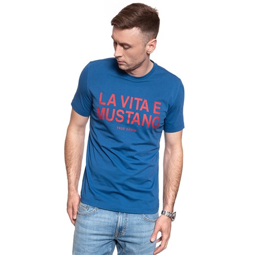 MĘSKI T-SHIRT MUSTANG Alex C Print 1009021 5235 ze sklepu YouNeedit.pl w kategorii T-shirty męskie - zdjęcie 180310847