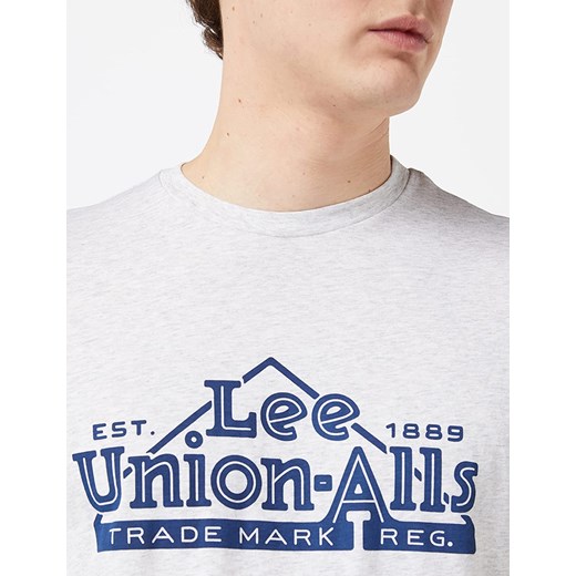 LEE HERITAGE TEE MĘSKI T-SHIRT SHARP GREY MELE L63QFQ03 112115168 Lee M YouNeedit.pl