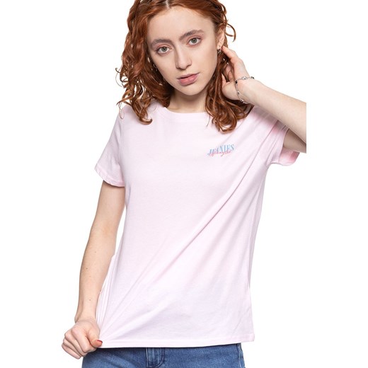 WRANGLER T SHIRT DAMSKI REGULAR TEE CRADLE PINK W7N4GHXBJ 112131976 ze sklepu YouNeedit.pl w kategorii Bluzki damskie - zdjęcie 180311037