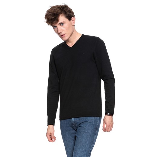 MĘSKI SWETER MUSTANG Emil V Rolledge CAVIAR 1008639 4132 ze sklepu YouNeedit.pl w kategorii Swetry męskie - zdjęcie 180311117