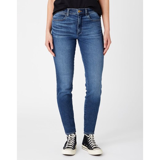 DAMSKIE SPODNIE WRANGLER HIGH RISE SKINNY VINTAGE SPRING 28 W27HTX35E 112141268 ze sklepu YouNeedit.pl w kategorii Jeansy damskie - zdjęcie 180311206