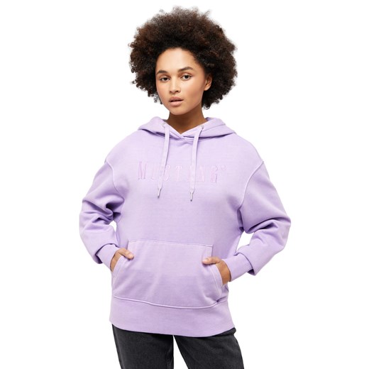 Damska bluza z kapturem MUSTANG Margo Regal Orchid 1014961 8174 ze sklepu YouNeedit.pl w kategorii Bluzy damskie - zdjęcie 180311488