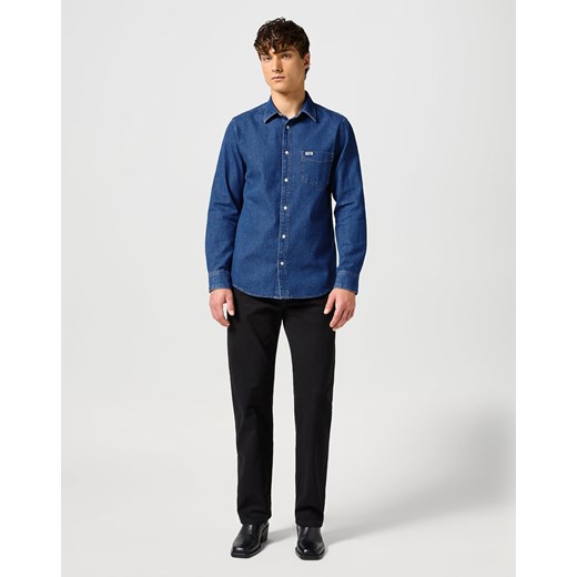 WRANGLER MĘSKA KOSZULA 1 PKT SHIRT DARK STONE 112357190 W5X2015411 ze sklepu YouNeedit.pl w kategorii Koszule męskie - zdjęcie 180312165