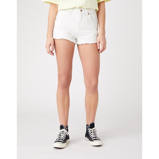 DAMSKIE SZORTY WRANGLER FESTIVAL SHORT WHITE SAND W26F-HQ-29X 112128027 ze sklepu YouNeedit.pl w kategorii Szorty - zdjęcie 180312186